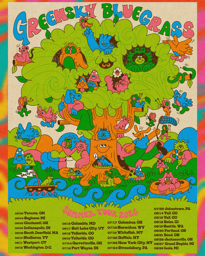 Greensky bluegrass poster - bluegrass,